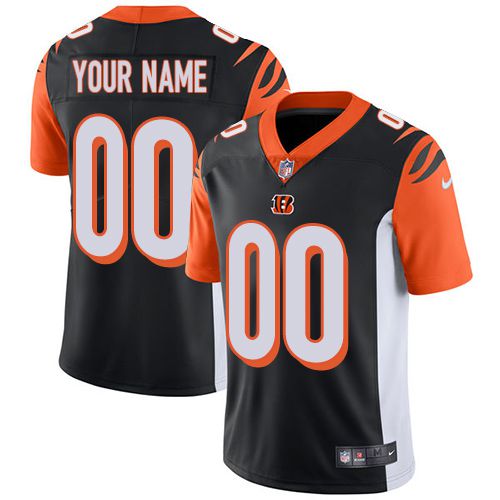 Nike Cincinnati Bengals Black Men Customized Vapor Untouchable Player Limited Jersey